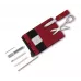 Швейцарська смарт-карта з гаманцем-картхолдером 10 функцій VICTORINOX Smart Card Wallet Iconic Red104х65х17мм, червоний/чорний (0.7250.13)