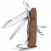 Складаний швейцарський ніж 111 мм Victorinox Forester Wood 10 функцій, дерев'яна рукоять, блістер (0.8361.63)