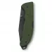 Швейцарський кишеньковий ніж 136 мм Victorinox EVOKE BSH Alox 4 функції, чорне лезо, рифлені зелені накладки, блокування, кліп (0.9425.DS24)