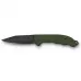 Швейцарський кишеньковий ніж 136 мм Victorinox EVOKE BSH Alox 4 функції, чорне лезо, рифлені зелені накладки, блокування, кліп (0.9425.DS24)