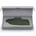 Швейцарський кишеньковий ніж 136 мм Victorinox EVOKE BSH Alox 4 функції, чорне лезо, рифлені зелені накладки, блокування, кліп (0.9425.DS24)