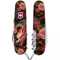 Складаний ніж Victorinox Spartan Zodiac 91 мм 12 функцій Китайський зелений дракон (1.3603_Z3300p)