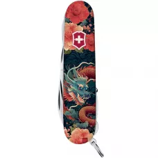 Складаний ніж Victorinox Huntsman Zodiac 91 мм 15 функцій Китайський дракон (1.3713_Z3200p)