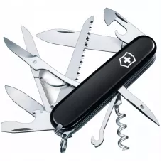 Швейцарский нож Victorinox Huntsman 91 мм 15 функций Черный в блистере (1.3713.3B1)