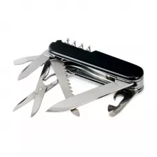 Швейцарский нож Victorinox Huntsman 91 мм 15 функций Черный в блистере (1.3713.3B1)