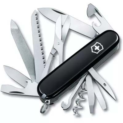 Складаний ніж Victorinox Ranger 9 1мм 21 функція Чорний (1.3763.3)