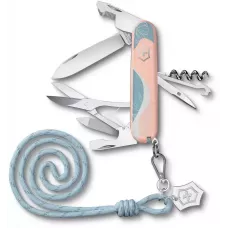 Складаний ніж 91 мм Victorinox Companion Paris Style, 16 функцій, рожевий (1.3909.E221)