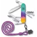 Складаний ніж 91 мм Victorinox Companion Sydney Style, 16 функцій, зелений/фіолетовий/жовтий (1.3909.E222)
