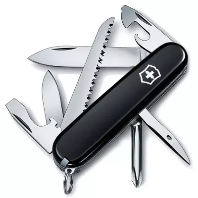 Складаний ніж Victorinox Hiker 91 мм 13 функцій Чорний (1.4613.3)