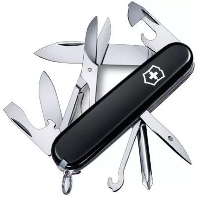 Складаний ніж Victorinox Super Tinker 91 мм 14 функцій Чорний (1.4703.3)