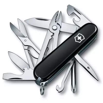 Складаний ніж Victorinox Deluxe Tinker 91 мм 17 функцій Чорний (1.4723.3)