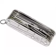 Складаний ніж 91 мм Victorinox Swisschamp 31функції, 8 шарів, сріблястий напівпрозорий (1.6794.T7)