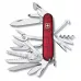Складаний багатофункціональний ніж 91 мм Victorinox SwissChamp 33 функції, 8 шарів, колір червоний напівпрозорий (1.6795.T)