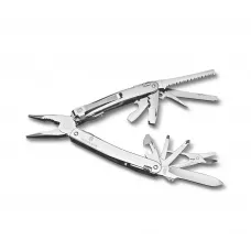 Мультитул 105 мм Victorinox SwissTool Spirit MX Clip розкриття леза однією рукою, 24 функції, кліпса, блістер (3.0224.MKB1)
