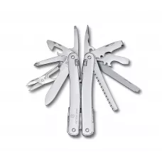 Мультитул 105 мм з нейлоновим чохлом Victorinox SwissTool Spirit MX розкриття леза однією рукою, 24 функції (3.0224.MN)