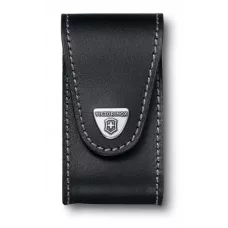 Чехол для широких ножей SwissChamp XLT и Evolution S54 Victorinox кожаный,черный на ремень (4.0521.XL)