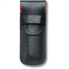 Чохол для середніх складаних ножів 84-91 мм Victorinox 1-2 шари, шкіра, чорний (4.0636)