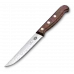 Набір з двох ножів для стейка 12 см Victorinox Wood Steak Set гладке лезо, дерев'яна ручка, подарункова коробка (5.1200.12G)