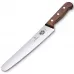Кухонний ніж для хліба та кондитерських виробів 22 см Victorinox Wood Bread & Pastry з лезом серрейтор та дерев'яною ручкою (подарункова коробка) (5.2930.22G)