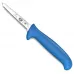Кухонний ніж для обробки птиці 8 см Victorinox Small Fibrox Poultry лезо вузьке, гладке синя ручка (5.5902.08S)