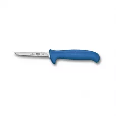 Кухонний обробний ніж для птиці 9 см Victorinox Small Fibrox Poultry лезо вузьке синя ручка (5.5902.09S)