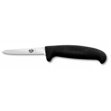 Обробний ніж для птиці 8 см Victorinox Poultry лезо вузьке, чорна ручка (5.5903.08S)