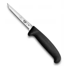 Кухонний обробний ніж для птиці 9 см Victorinox Poultry Small вузьке лезо, чорний (5.5903.09S)