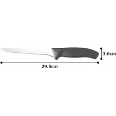 Обвалочний ніж 15 см Victorinox SWISS CLASSIC Boning Flexible лезо гладке, гнучке з чорною ручкою, подарункова коробка (6.8413.15G)
