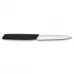 Кухонний ніж 10 см для різання та чищення, універсальний Victorinox Swiss Modern Paring Knife гладке лезо, чорний (6.9003.10)