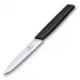 Кухонний ніж 10 см для різання та чищення, універсальний Victorinox Swiss Modern Paring Knife гладке лезо, чорний (6.9003.10)