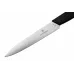 Кухонний ніж 10 см для різання та чищення, універсальний Victorinox Swiss Modern Paring Knife гладке лезо, чорний (6.9003.10)
