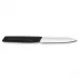 Кухонний ніж 10 см для різання, чищення, універсальний Victorinox Swiss Modern Paring Knife хвилясте лезо, чорний (6.9003.10W)