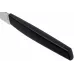 Ніж кухонний столовий 11 см із закругленим кінчиком Victorinox Swiss Modern Tomato and Table Knife, хвилясте лезо, чорний (6.9003.11W)