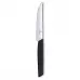Кухонний ніж для стейку 12см Victorinox Swiss Modern Steak Knife пряме лезо, чорний (6.9003.12)