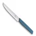 Кухонний столовий ніж для стейку 12 см Victorinox Swiss Modern Steak Knife пряме лезо, синій (6.9006.122)
