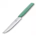 Кухонний столовий ніж для стейку 12 см Victorinox Swiss Modern Steak пряме лезо, м'ятний (6.9006.1241)