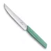 Кухонний столовий ніж для стейку 12 см Victorinox Swiss Modern Steak пряме лезо, м'ятний (6.9006.1241)