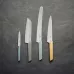 Кухонний обробний ніж 19 см Victorinox Swiss Modern Carving широке, гладке лезо, медовий, упаковка - блістер (6.9016.198B)