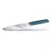 Кухонний обробний ніж Victorinox 20 см Swiss Modern Carving широке, гладке лезо, блакитний, блістер (6.9016.202B)