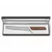 Лімітований кухонний ніж для хліба та випічки 22 см Victorinox Swiss Modern Bread & Pastry Damast дамаська сталь серрейтор горіхова ручка (Lim.Ed. 1884) Коричневий (6.9070.22WJ21)