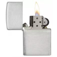 Срібна запальничка бензинова ZIPPO Brushed Sterling Silver срібло 925 проби, оксамитова коробочка (13)