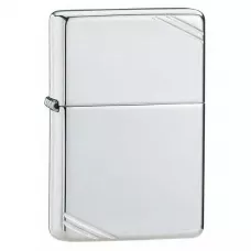 Запальничка Zippo Sterling Silver Vintage з насічками High Polish (14)