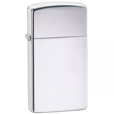 Запальничка бензинова "ZIPPO" вузька HIGH POLISH CHROME (1610)