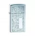 Запальничка бензинова ZIPPO SLIM® VENETIAN CHROME High Polish Brass, срібляста (1652)