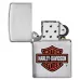 Запальничка бензинова Zippo Classic brushed chrome Harley-Davidson (200HDH252)