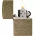 Запальничка бензинова ZIPPO FLAT BTM ANTIQUE BRASS (201 FB)
