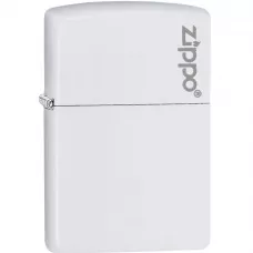 Запальничка бензинова ZIPPO Wite Matte Logo біла з логотипом (214 ZL)