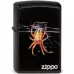 Запальничка бензинова Zippo Yellow Spider чорна, павук (218.439)