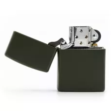 Запальничка бензинова ZIPPO REGULAR GREEN MATTE оливкова (221)