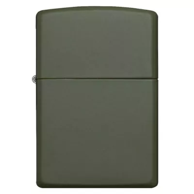 Запальничка бензинова ZIPPO REGULAR GREEN MATTE оливкова (221)